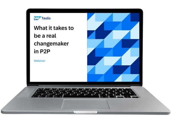 What it takes to be a real changemaker in P2P webinar laptop image