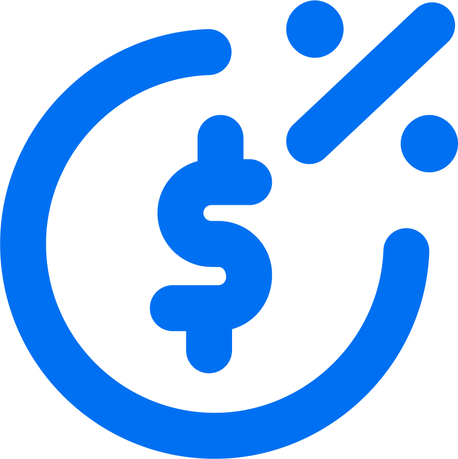 waiver blue icon