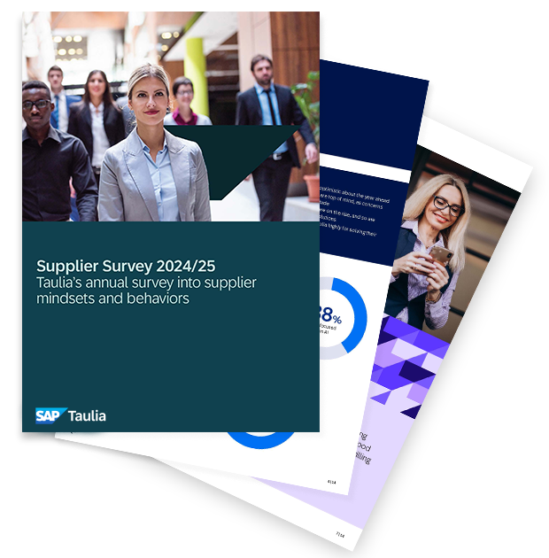 Taulia Supplier Survey 24-25 report fan image