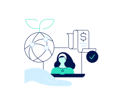 Sustainable e-Invoicing illustration