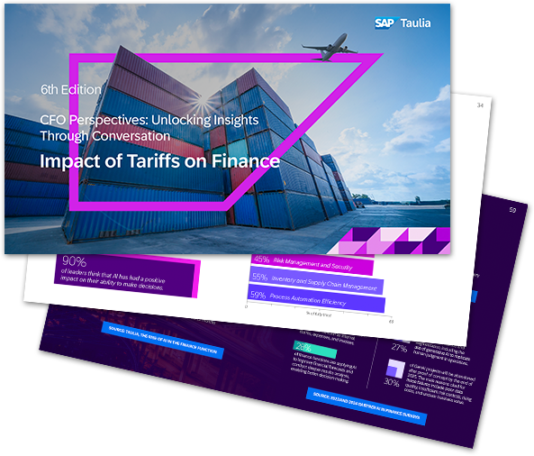 impact of tariffs on finance report fan image