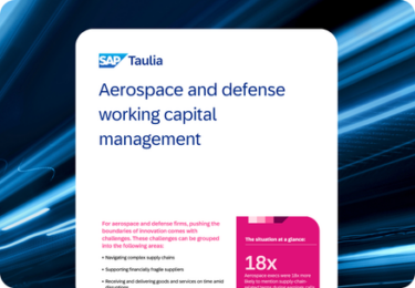 Aerospace and defense working capital management featured image