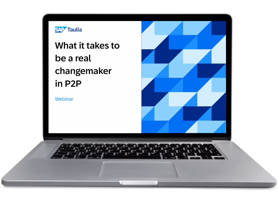 What it takes to be a real changemaker in P2P webinar laptop image