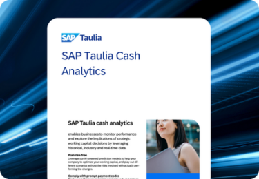 SAP Taulia Cash Analytics featured image