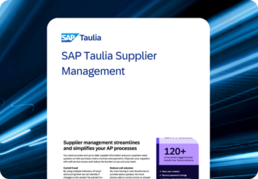SAP Taulia Supplier Management featured image