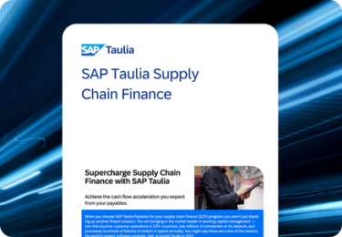 SAP Taulia Supply Chain Finance featured image