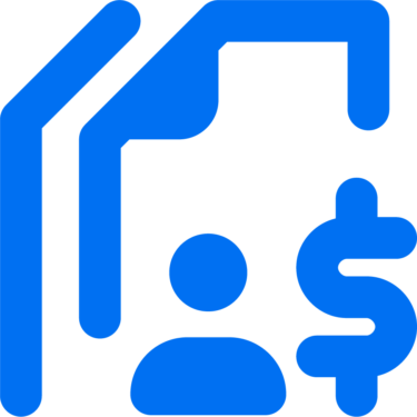 my sales order blue icon