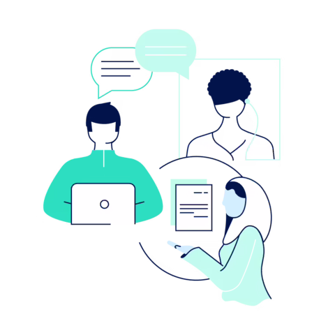 authentication process illustration