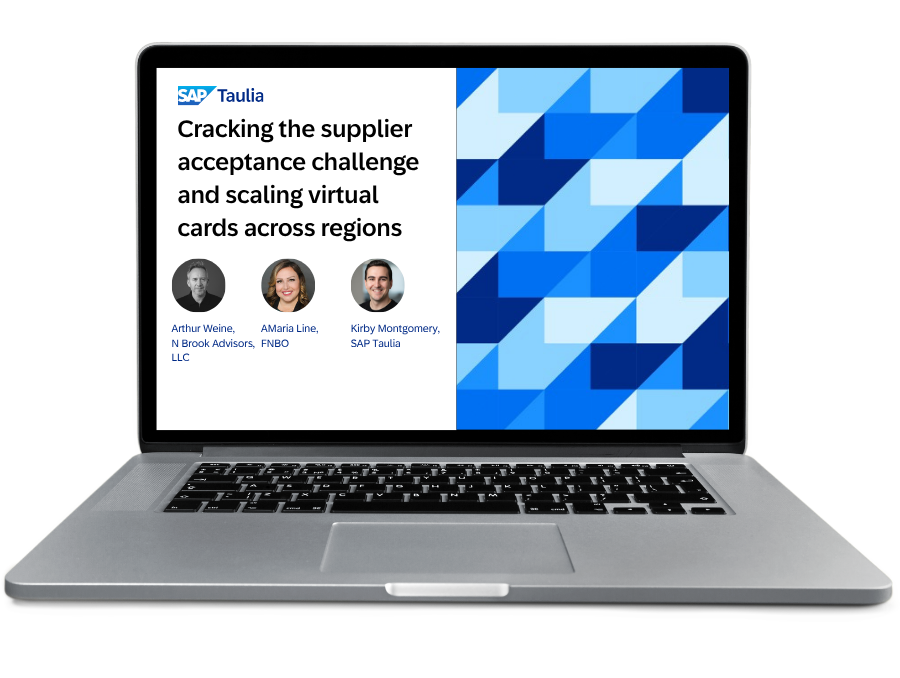 Cracking the supplier acceptance challenge and scaling virtual cards across regions laptop image