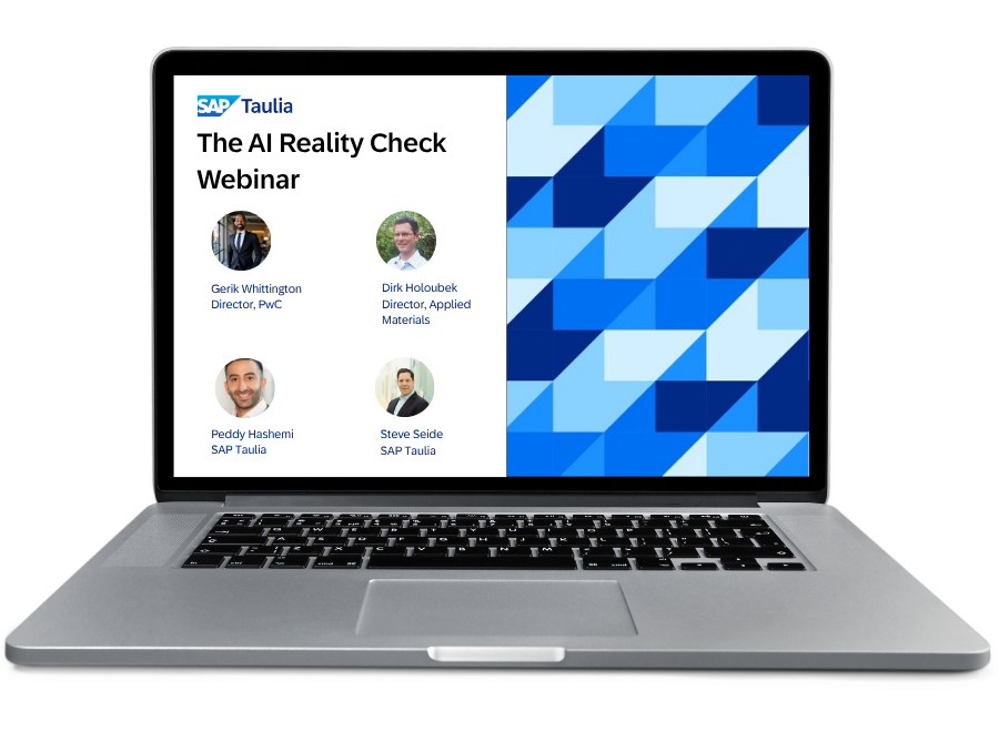 The AI Reality Check laptop image