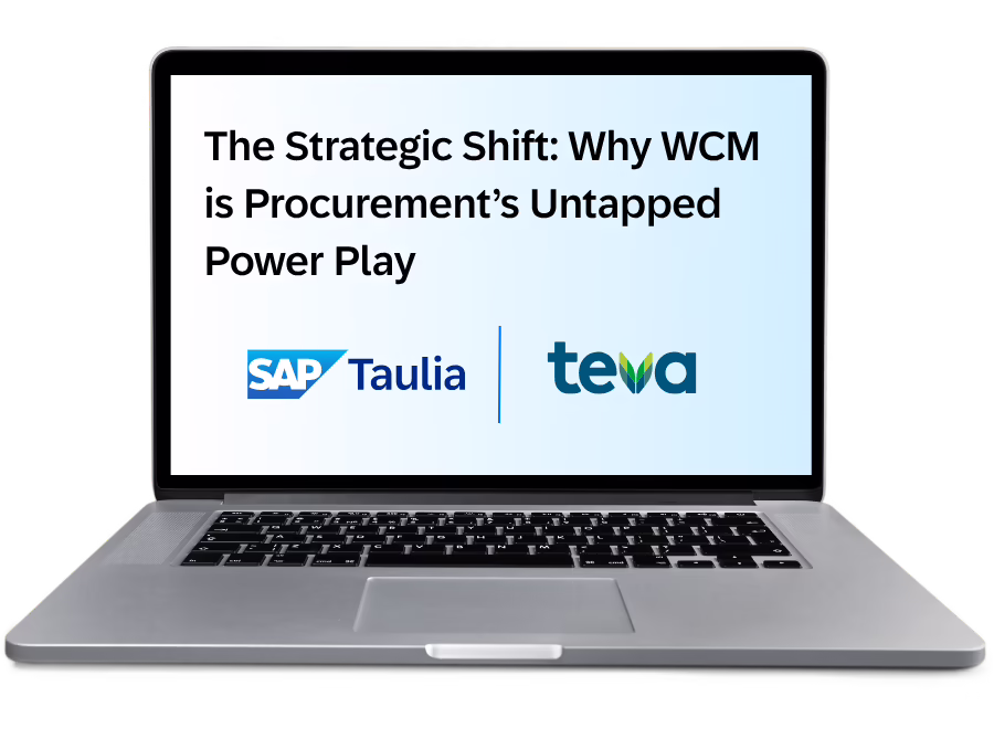The Strategic Shift Why WCM is Procurement’s Untapped Power Play laptop image